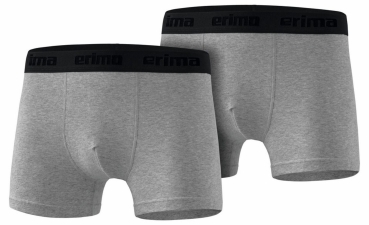 Boxershort grau-mele 2-er Pack